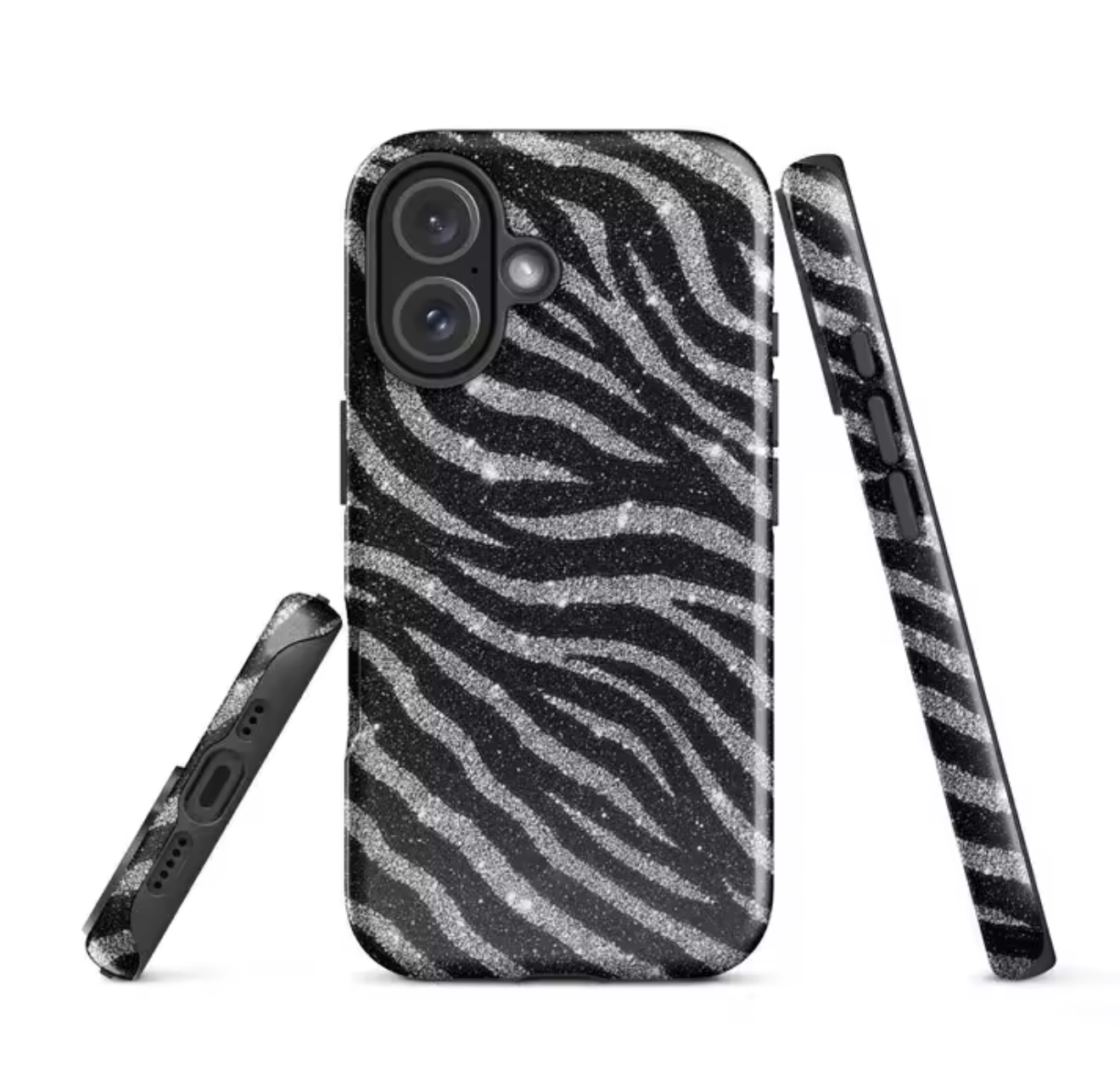 Funda IPhone Zebra Purpurina