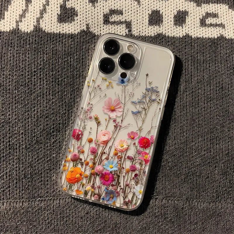 Funda Transparente Floral