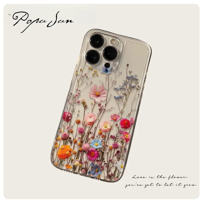 Funda Transparente Floral