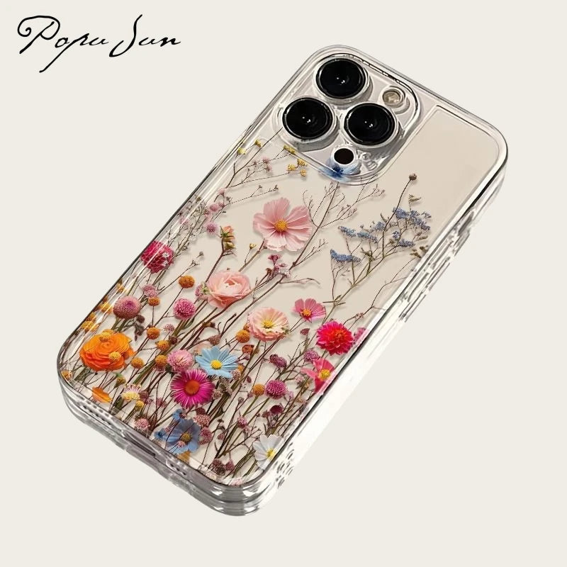 Funda Transparente Floral