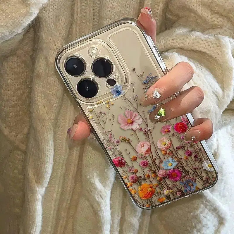 Funda Transparente Floral