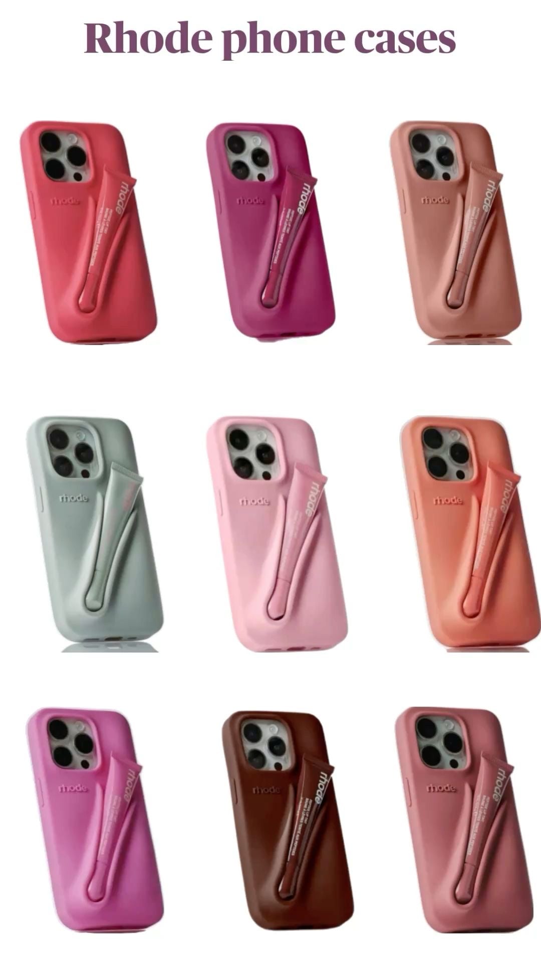 Funda IPhone Labial Naranja