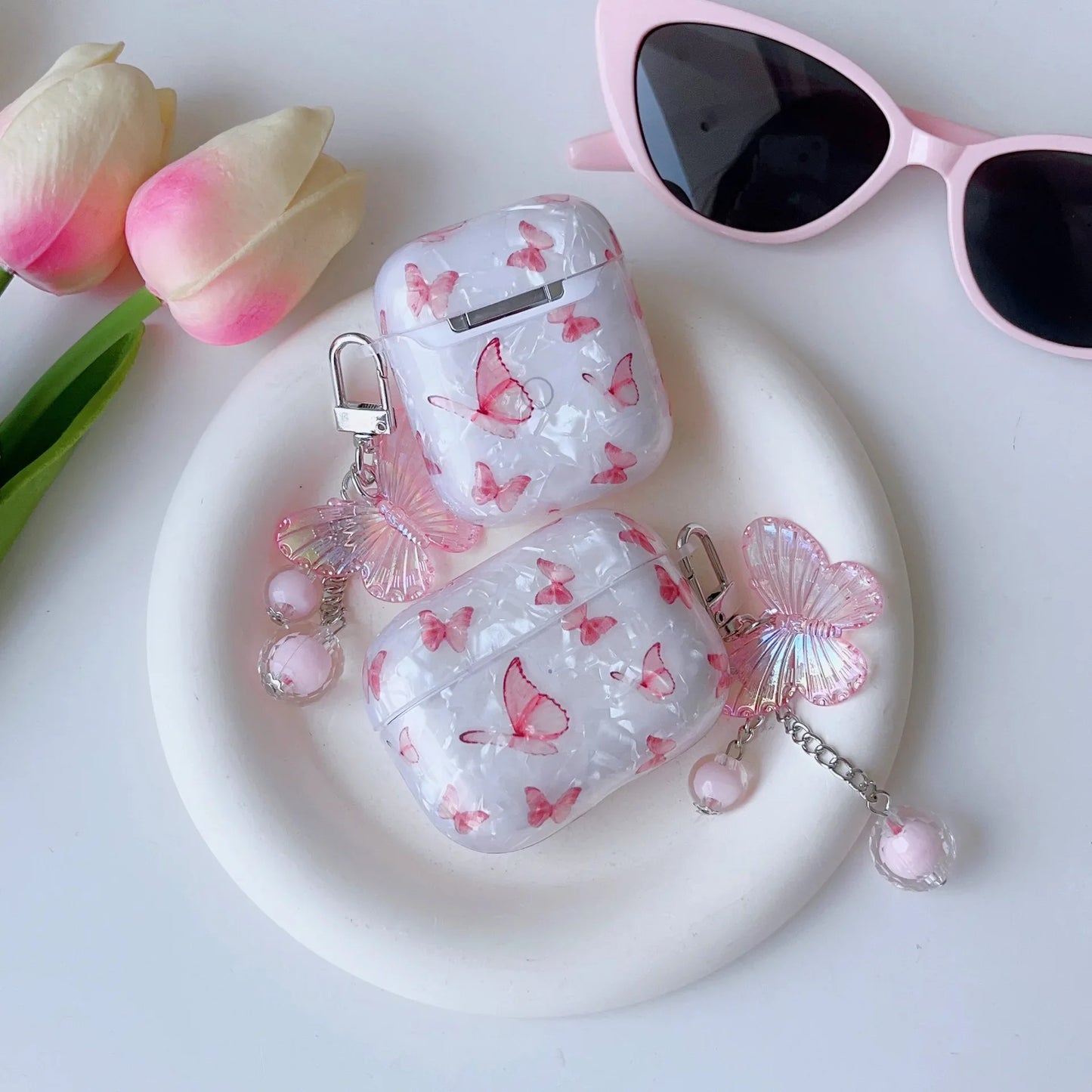 Pink Butterfly Case