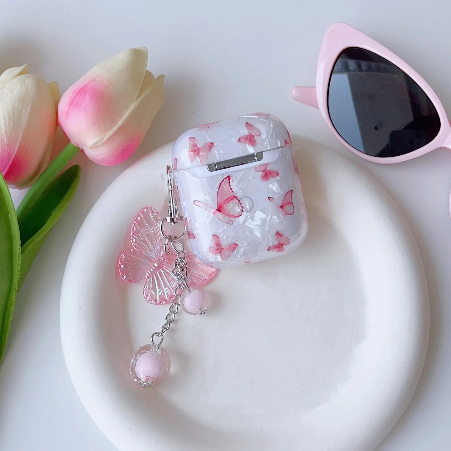 Pink Butterfly Case