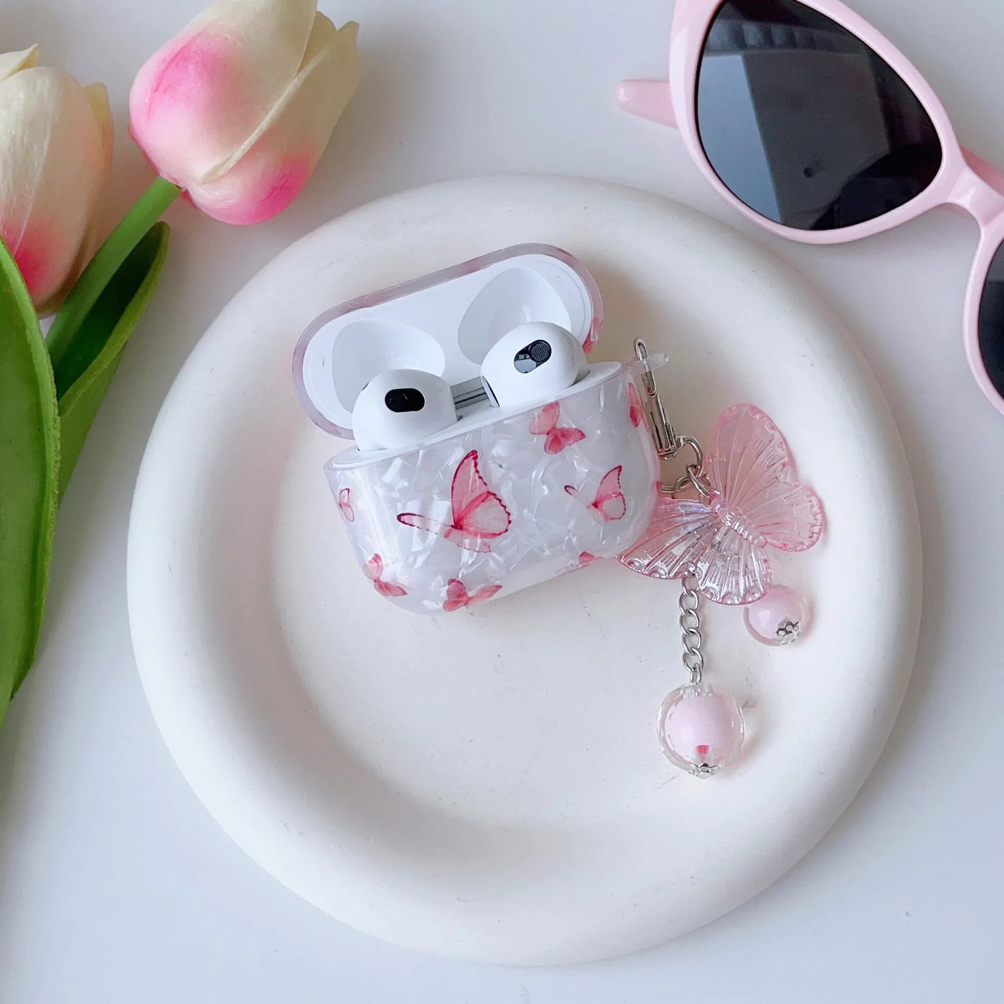 Pink Butterfly Case
