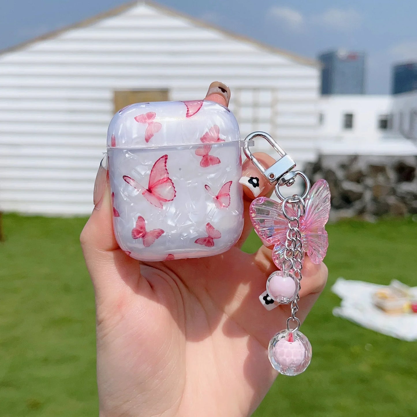 Pink Butterfly Case